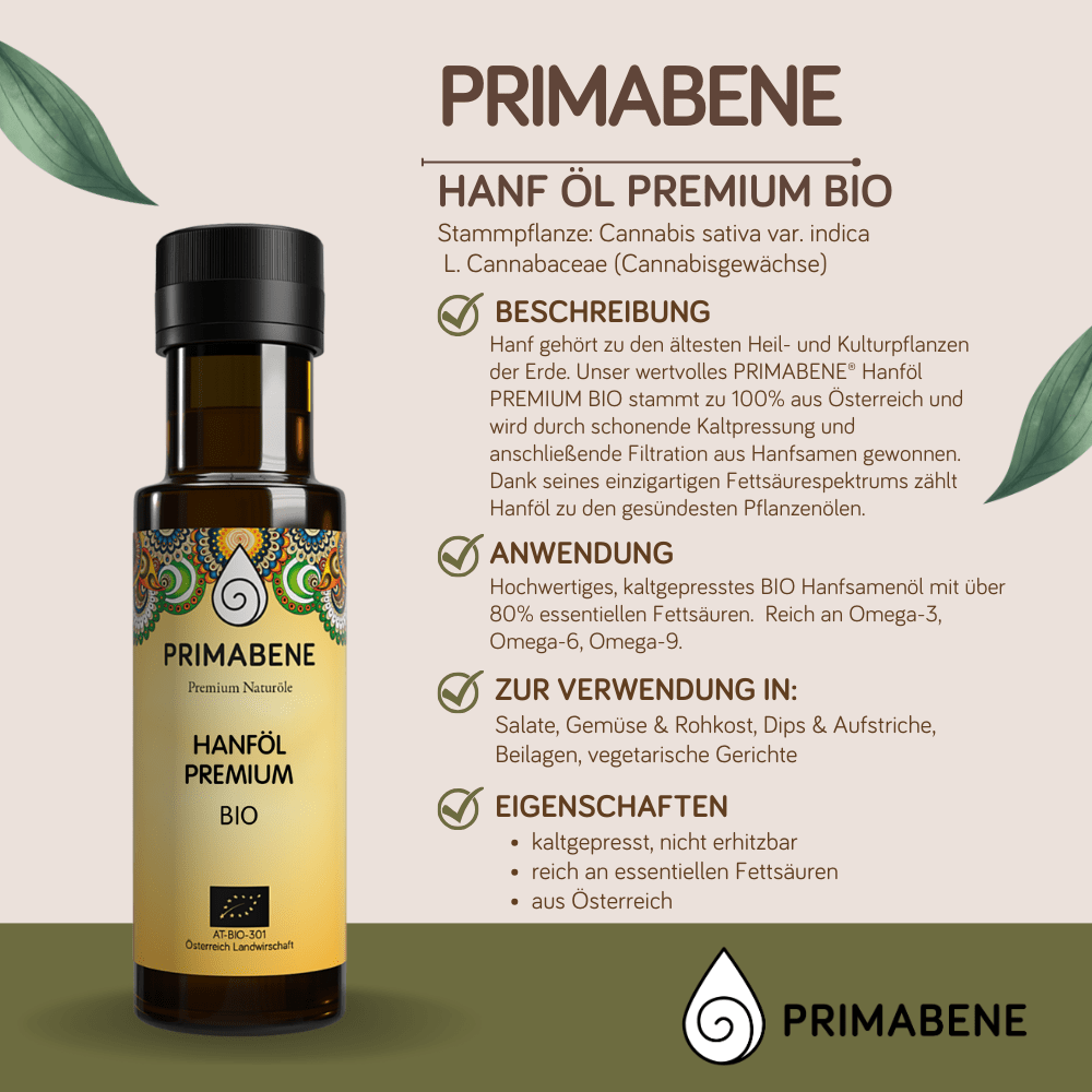 Bild von Hanföl PREMIUM Bio